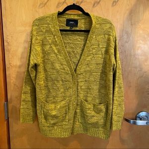 Obey Yellow Cardigan